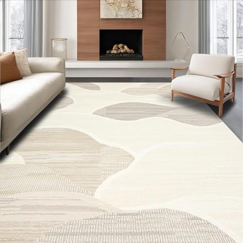 ODIKA Flatwoven High Traffic Area Rug 8x10, Modern Minimalist Rug