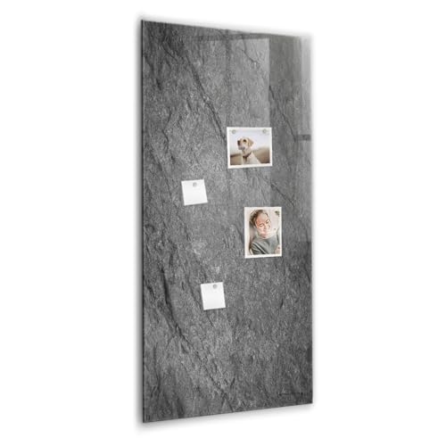 Tableau de notes magnétique en verre 60x120 avec aimants puissants pour mémo mural
