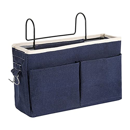 Fenteer Porta-cabeceira, bolsas suspensas, quarto, revista, bolsa de armazenamento, organizador de b
