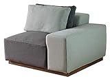ISSEIKI アーム付きソファ(左) 単品 PILE LOW SOFA ARM (LEFT) (SGY/069)