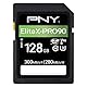 PNY 128GB EliteX-PRO 90 Klasse 10 U3 V90 UHS-II SD Flash Speicherkarte