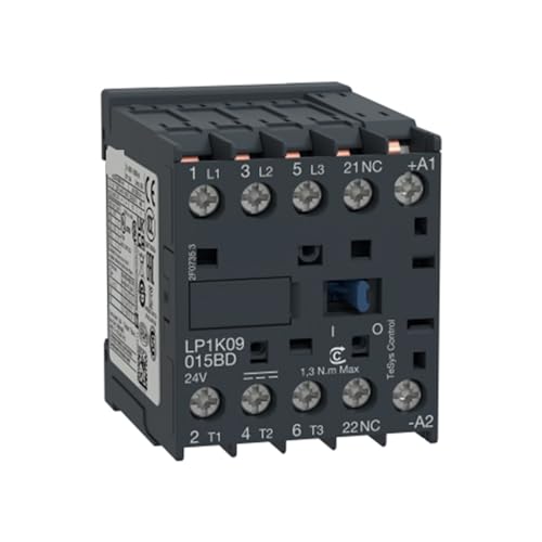 Contacteur CA TeS K LP1-K09015BD avec bobine CC 24V Schneider Electric