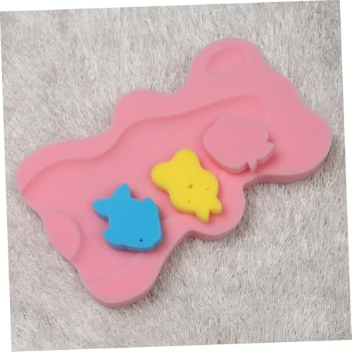 Cojines de baño para bebés de esponja pack de 2 almohadillas antideslizantes 7