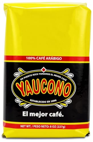 Yaucono Ground Coffee Bagged, 8 Ounce (Pack of 1)