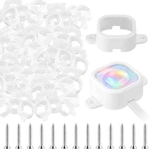 Kittmip 60 Pcs Light Clips Compatible with Govee H706 H806 Pro Lights
