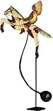 balancefigur basteln  Balancefigur `Indianer auf Pferd`, Pendelfigur aus Metall