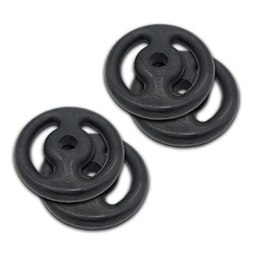 Kit 2 Pares De Anilha Pintada Iniciativa Fitness 1kg