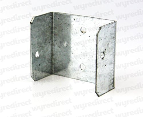 Fence Panel Clips / Trellis Clip Brackets 50mm x 50mm BZP