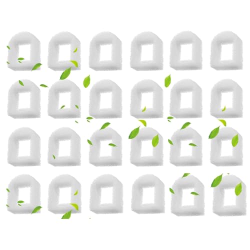 Lot de 24 Filtres à Eau Compatibles avec Drinkwell 360 en Acier Inoxydable Avalon Pagoda Seascape et Sedona, Préfiltres en Mousse pour Fontaine pour Chiens...