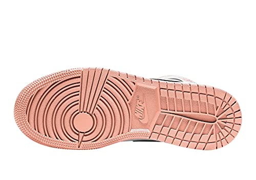 Jordan Youth Air 1 Mid GS 554725 180 White/Arctic Orange - Size 6Y3