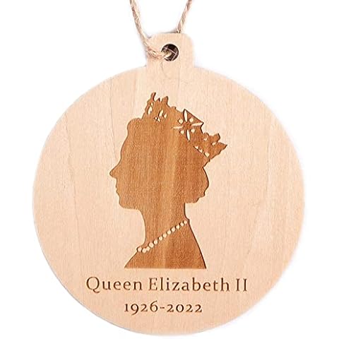 Bakecat Queen Elizabeth Christmas Bauble, Queen Elizabeth II Memorial, 2022 Christmas Tree Decorations Cover