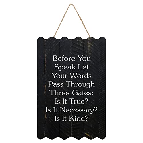 Before You Speak Let Your Words Pass Through Three Gates