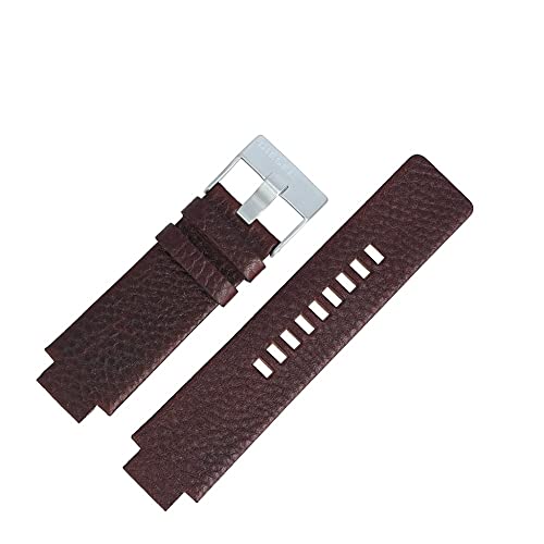 Bracelet Diesel 18mm cuir marron DZ-1123 contre usure montre