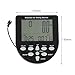 Rowing Machine Counter Monitor Analytical Instrument Professional Meter Timer for Mileage Heart Rate Distance Display