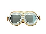 CRG Sports Motorcycle Goggle Vintage Aviator Pilot Style Motorcycle Cruiser Scooter Goggle for...
