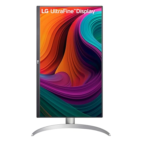 undefined LG 27UP650K-W 27-inch Ultrafine 4K UHD (3840 x 2160) IPS Computer Monitor, 60Hz, 5ms, DisplayHDR 400, Reader Mode, Flicker Safe, HDMI, DisplayPort, Tilt/Height/Pivot Adjustable Stand, White の商品画像 8