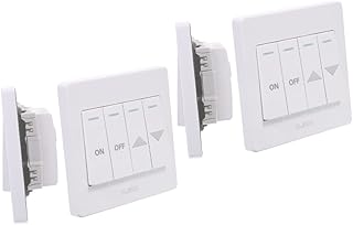 CORHAD Garage Door Keypad Opener 2pcs Button -Button Control Opener Door Push -Way Single Wall Switch Replacement Garage Commercial - Panel Universal Curtain Automatic Opener