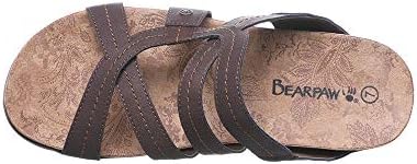 BEARPAW Women's Kai II Dark Brown Size 9 | Women's Slide Sandal | Women's Shoe | Comfortable & Lightweight | Image 5