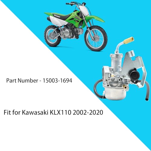 Image of Carburetor 15003-1694 Replacement for Kawasaki KLX110 KLX 110 2002-2020 Carb