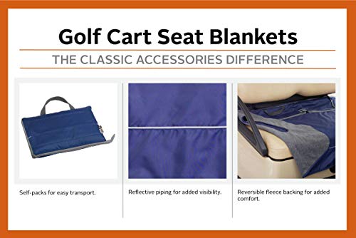 Classic Accessories Fairway Golf Cart Seat Blanket/Cover, Navy News #TOP2