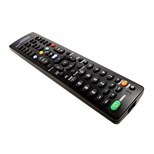 Hqrp Remote Control Compatible With Sony Kdl-52V4100 Kdl-52V5100 Kdl-52Ve5 Kdl-52Vl150 Kdl-52W3000 Kdl-52W4100 Kdl-46V4100 Kdl-46V5100 Kdl-46Ve5 Kdl-46Vl130 Lcd Led Hd Tv Smart 1080P 3D Ultra 4K #TOP4