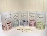 Die Karte 5 Lichthüllen, Windlichter Pergament Linien Fisch Konfirmation oder Kommunion, in 5 Farben, Design 104