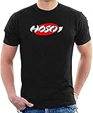 Men's T-Shirt Men's Hosoi Skateboards Logo Black T-Shirt Classic Cool Tee XL