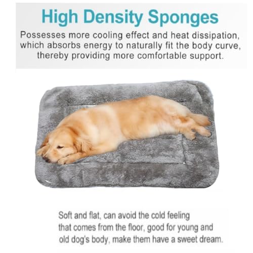 Image of Paw Fects Outdoor Sleeper Cushion Reversible Dog Bed Waterproof Washable Durable Water Resistant Portable and Camping Travel Pet Mat (Grey, S)