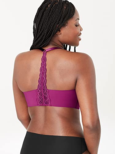 Image of True & Co Women's True Body Triangle Lace Racerback Bra