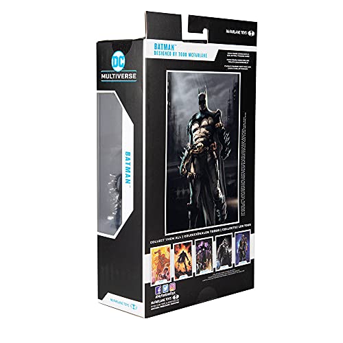 DC McFarlane Boneco Batman By Todd McFarlane, Multicor