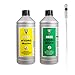 Produktbild Hesi Hydro Blüte + Wuchs 2x1 Liter Set Bloom Grow NPK Garten Blumendünger flüssig + Pipette