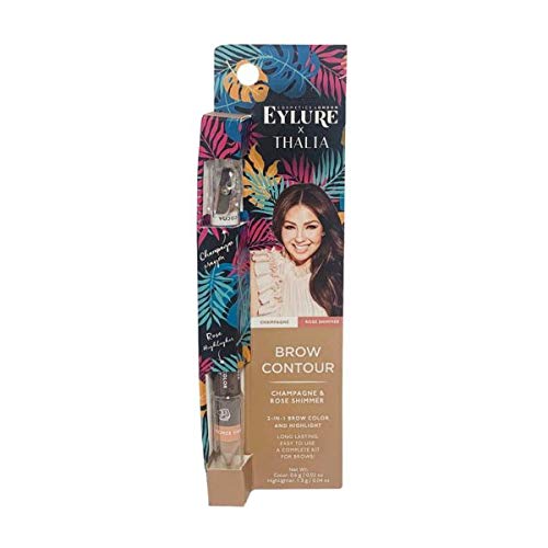 Eylure Thalia Brow Contour 2-in-1 Brow Colour and Highlight (Champagne & Rose Shimmer)