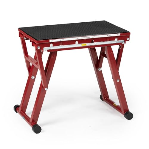 Titan Fitness Adjustable Height Steel Plyometric Box, Four Settings 12in 16in 20in 24in, Pro-Duty...