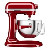 5KSM60SPXEER - Robot pastelero con cuenco elevable, 5,6 l, 375 W, color rojo