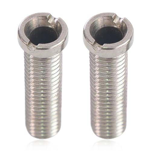 GZNB 2 Stück Silber M12 x 30 mm Hohlschraube Spüle, 304 Rostfreier Stahl Abflusssieb Schraube, für Ablaufgarnitur Spüle Abflusssieb Küchenspüle Schock Spüle Zubehör