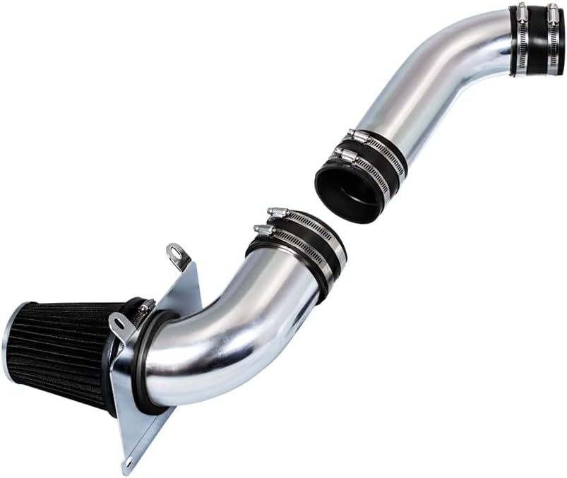 RSG Cold Air Intake Kit with BLACK Filter Compatible For 89-93 Mustang 5.0L V8 GT LX