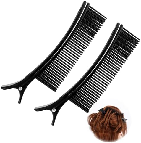 Rubberised Black Crocodile Sectioning Clip 4pc - Best In Professional Haircare | NZ Hair Products & Expert Advice - Foto 13