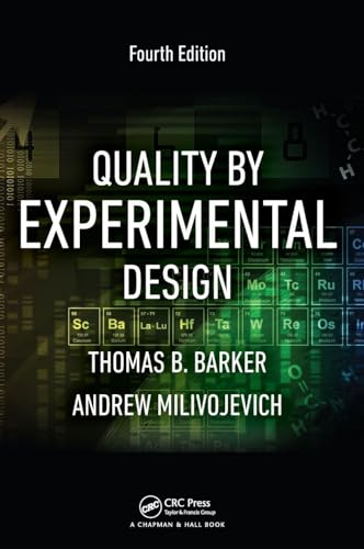 Quality by Experimental Design 1482249669 Book Cover