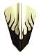 3 Sets #3236 AmeriThon Black/Silver Flames Dart Flights