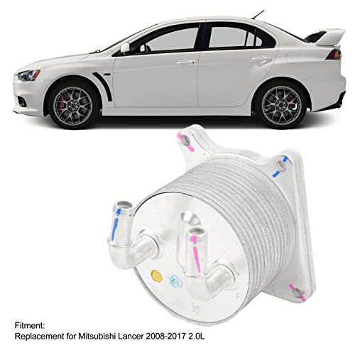 Enfriador de aceite de transmisión para Lancer 2008-2017 motor 2.0L de fácil instalación 7