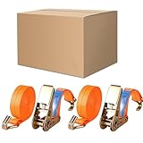 4 PCS Ratchet Tie Down Straps 4m x 25mm, 2204lb Break Strength, Heavy Duty Lashing Strap, Bearing 1000KG Securing Straps with Handle and Metal J Hook for Trucks, Cars, Motorcycles - Image 7