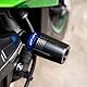 MOWOK Passend für Yamaha MT-07 fz07 MT07 Tracer 2014–2021 2022 2023 2024 2025 Motorradzubehör Rahmenschieber Sturzschutz Motorschutz Fallschutz Pad (schwarz)