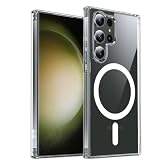 LeYi Cover Magnetica per Samsung Galaxy S23 Ultra 5G (Trasparente)