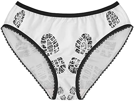 Bootprint Panties, Bootprint Underwear, Briefs, Cotton Briefs, Funny Underwear, Panties For Women