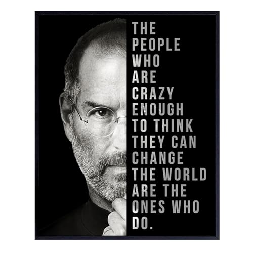 Motivational Wall Art Poster -8x10 Positive Quotes Wall Decor -