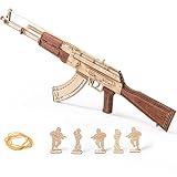 ROKR 立体パズル 木製 3Ｄパズル 可動モデル DIY 模型 組み立てキット 誕生日 ギフト プレゼント 暇つぶしグッズ 知育 おもちゃ 頭の体操 脳トレ 専門道具不要 接続剤不要 イラスト説明書付き