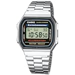 Casio – CASIO Herren-Armbanduhr Digital Quarz Edelstahl A168WA-1A