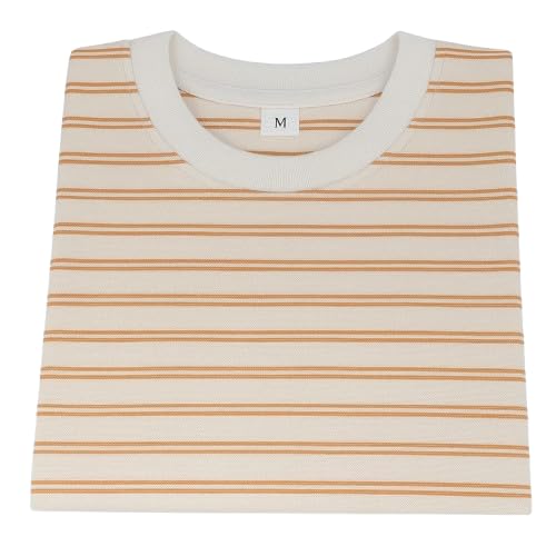 Image of Children's Striped Cotton T-Shirt, Classic Design, Multiple Colors, Age 1-7