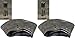 Air Loc Brand Set of 2 Tire Inner Tubes with TR13 valve stems - 8 inch Combination Size 18x8.50-8, 18x9.50-8, 20x8.00-8, 20x10.00-8