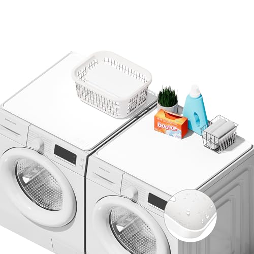 La Mejor Selección de lavasecadora samsung 15 kg - los preferidos. 44 SEIRI - 2 fundas para lavadora y secadora para la parte superior, 26 x 26 pulgadas, alfombrilla protectora de silicona antideslizante e impermeable, para lavadora, carga superior...